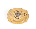A jewelled gold and enamel Imperial presentation snuff box, German, circa 1900 | Tabatière impériale de présentation en or, émail, sertie de diamants, Allemagne, vers 1900
