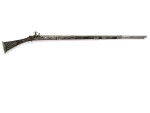 AN OTTOMAN SILVER-MOUNTED FLINTLOCK RIFLE, SIGNED AHMED, ALGERIA, DATED 1236 AH/1820 AD