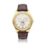 Reference 5146J-001 | A yellow gold automatic annual calendar wristwatch with moon phase and power reserve indication, Circa 2008
