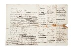 11 lettres sur son engagement légitimiste, dont une minute autographe à la duchesse de Berry. 1820-1843.