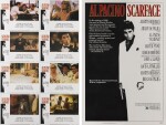 SCARFACE (1983) POSTER, TOGETHER WITH COMPLETE SET OF LOBBY CARDS, US