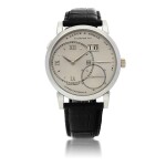 A. LANGE & SÖHNE | GROSSE LANGE 1, REF 115.026, PLATINUM WRISTWATCH WITH DATE AND POWER RESERVE INDICATION CIRCA 2011