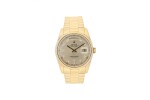  ROLEX | REFERENCE 118238 DAY-DATE  A YELLOW GOLD AUTOMATIC WRISTWATCH WITH DAY, DATE AND BRACELET, CIRCA 2002 