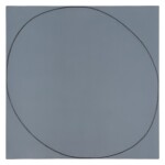 Distorted Circle within a Square (Grey)