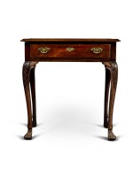 An Irish George III mahogany side table
