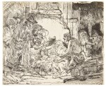 REMBRANDT HARMENSZ. VAN RIJN | THE ADORATION OF THE SHEPHERDS: WITH THE LAMP (B., HOLL. 45; NEW HOLL. 279; H. 273)