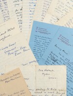 Patrick Leigh FERMOR | 11 autograph letters signed, to Ann Fleming, with a photocopy manuscript