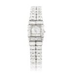 Lady Radiant | A platinum and diamond-set bracelet watch with diamonds weighing approximately 80.945 carats, Circa 1991 | Lady Radiant | 鉑金鑲鑽石鏈帶腕錶，備約 80.945 卡鑽石，約1991年製