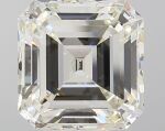 A 5.24 Carat Square Emerald-Cut Diamond, L Color, VS1 Clarity