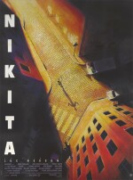 NIKITA (1990) POSTER, FRENCH, SIGNED BY LUC BESSON