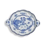 A Chinese Export Blue and White Tray, Qing Dynasty, 18th Century