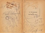 DALI. La vie secrète de Salvador Dali. 1952. Envoi autographe et beau dessin érotique (onanisme)