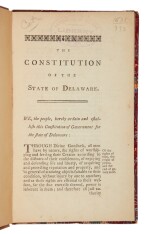 Delaware | Contains the Delaware Constitution of 1792, the second governing document for the Delaware state government