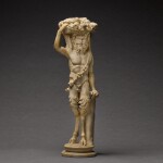 A ROMAN MARBLE FIGURE OF PAN, CIRCA 2ND CENTURY A.D., WITH CIRCA 18TH CENTURY RESTORATIONS