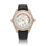 WW.TC, Ref. 49860 | A pink gold and diamond-set world time wristwatch with mother-of-pearl dial | Circa 2008