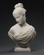 JAMES HENRY HASELTINE | BUST OF A YOUNG WOMAN, POSSIBLY LUCRETIA