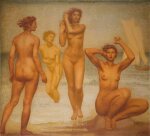 Suzanne Fabry, Female Nudes by the Sea