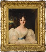 Portrait of Lady Elizabeth Bulteel Wearing a White Dress