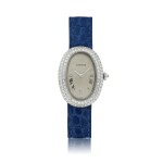 CARTIER | REF 1951 1 BAIGNOIRE, A LADY'S WHITE GOLD AND DIAMOND SET OVAL WRISTWATCH CIRCA 2005