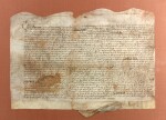 Henry VIII | Document signed, granting lands to Humfrey Tyrell, 15 May 1541