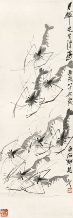Qi Baishi 齊白石 | Ink Shrimps 墨蝦