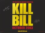 KILL BILL: VOLUME 1 (2003) ADVANCE POSTER, BRITISH, SIGNED BY MICHAEL MADSEN AND DAVID CARRADINE