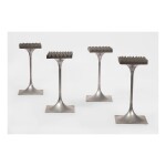 ROGER TALLON | SET OF FOUR STOOLS FROM THE "MODULE 400" SERIES