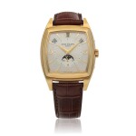 Gondolo Calendario, Ref. 5135J  Yellow gold annual calendar wristwatch with moon phases and 24-hour indication  Circa 2005