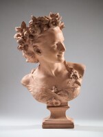 La Rieuse aux roses (Bust of a woman with roses)