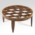 Low table with lattice top