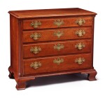 Fine Chippendale Figured Cherrywood Chest of Drawers, Pennsylvania, circa 1775
