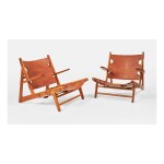 BØRGE MOGENSEN | PAIR OF "HUNTING" CHAIRS, MODEL NO. 2229