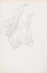 Study for The Wheel of Fortune (recto); Study of drapery (verso)