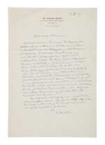 Einstein, Albert | A signed, autograph letter seeking to secure employment for his son-in-law