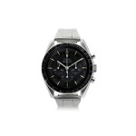 OMEGA  |  REFERENCE 165.012 SPEEDMASTER  A STAINLESS STEEL CHRONOGRAPH WRISTWATCH WITH BRACELET, CIRCA 1965