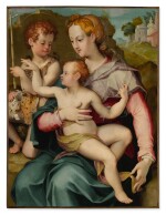 CARLO PORTELLI | MADONNA AND CHILD WITH THE INFANT SAINT JOHN THE BAPTIST