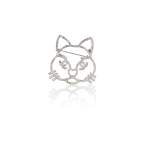 Crystal Emoji Choupette Cat Brooch, 2016