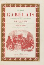 [DORÉ]. RABELAIS. Œuvres... Paris, 1854. Grand in-8. Reliure de Champs. Premier tirage.