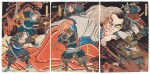 Utagawa Kuniyoshi (1797-1861) | Minamoto Yorimitsu and His Four Retainers Killing the Shutendoji | Edo period, 19th century