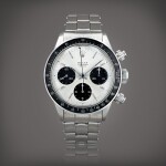 'Small' Daytona, reference 6240     Montre bracelet chronographe en acier |  Stainless steel chronograph wristwatch with bracelet    Vers 1966 |  Circa 1966