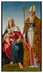 Madonna and Child with a Bishop Saint