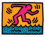 KEITH HARING | UNTITLED (L. P. 97)