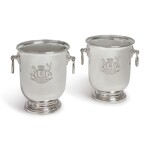 A PAIR OF SPANISH SILVER WINE COOLERS, MADRID, 1793