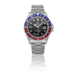 ROLEX | GMT-MASTER II REF 16710, A STAINLESS STEEL AUTOMATIC DUAL TIME ZONE WRISTWATCH WITH DATE AND BRACELET CIRCA 1999