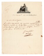 Napoleon I  | letter signed, to the Minister of War, 1801