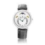 Classique, Reference 3330 |  A white gold wristwatch with moon phases, day and date, Circa 2008 |  寶璣  | Classique 型號3330 |  白金腕錶，備月相、日期及星期顯示，約2008年製