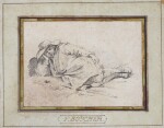 ATTRIBUTED TO FRANÇOIS BOUCHER | A young shepherd asleep