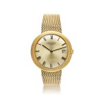 PATEK PHILIPPE  |  REFERENCE 3565/1 'IOS' A YELLOW GOLD AUTOMATIC BRACELET WATCH WITH DATE, MADE IN 1968