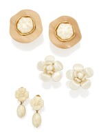  COLLECTION OF EARCLIPS, CHANEL