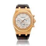 Reference 26022OR.OO.D088CR.01 Royal Oak, A pink gold chronograph wristwatch with date,  Circa 2006 